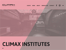 Tablet Screenshot of climax-institutes.de